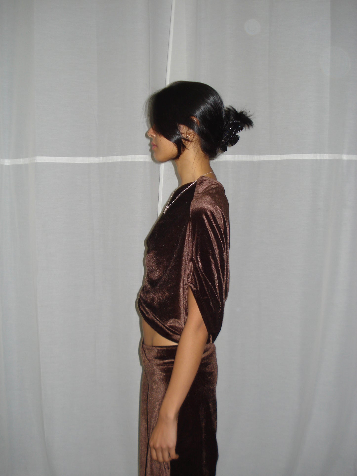 “COLD SHOULDER” top