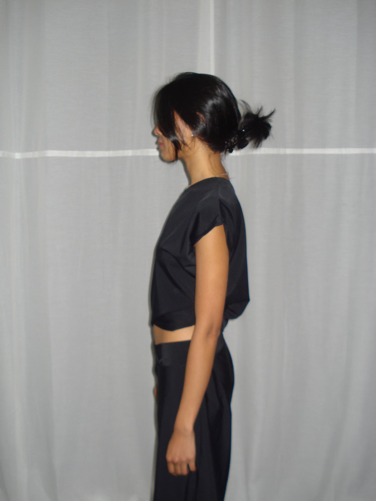 “COLD SHOULDER” top